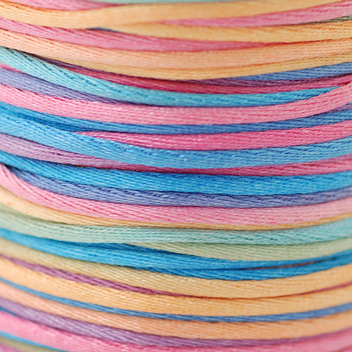 Silk cord dusky pink Ø 2mm / 2m