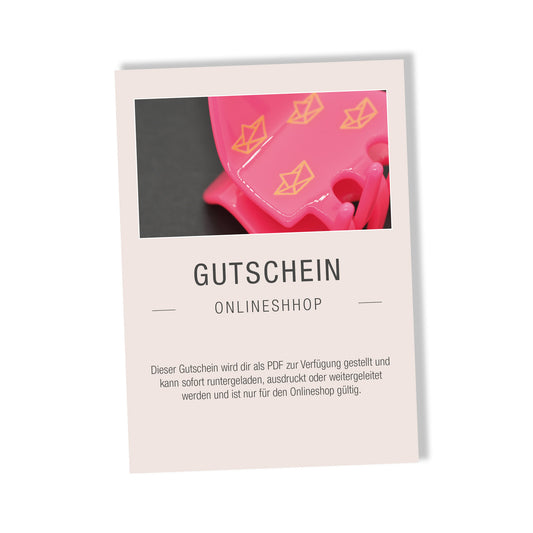 Geschenkgutschein / ONLINESHOP