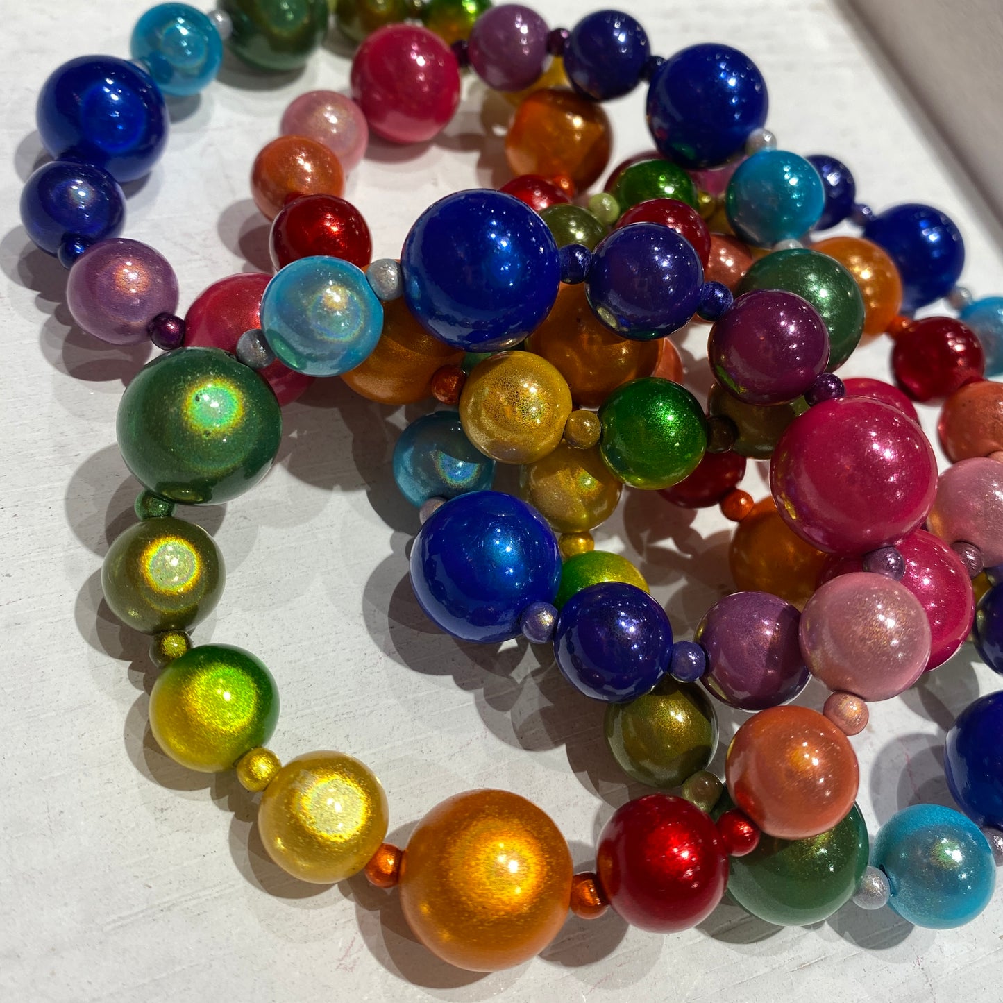 Miracle bead / orange / 16 mm