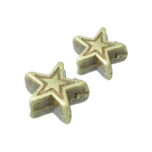 Star element / brass colored / Ø 6 mm