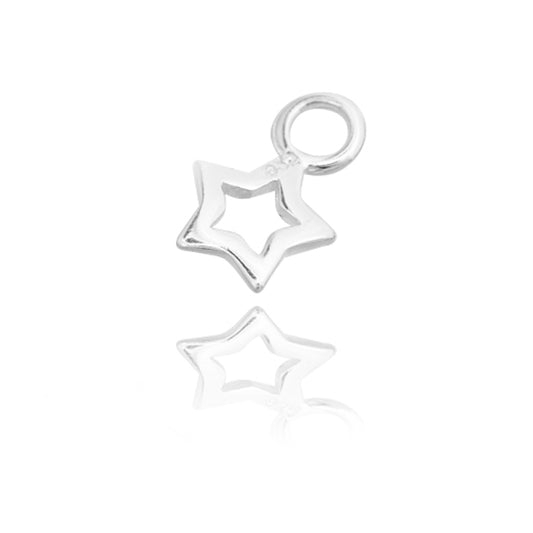 Star pendant / 925 silver / 6mm